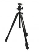 Manfrotto MK290XTA3-BH 290 Serie XTRA Kit Aluminium Stativ mit 3 Beinsegmente und inkl. 496RC2 Kugelkopf mit Schnellwechselplatte Belastung 5 kg