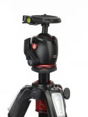Manfrotto MK055XPRO3-BHQ2 055 Aluminium Stativ mit 3 Beinsegmente und Kugelkopf MHXPRO-BHQ2 mit Schnellwechselplatte 200PL